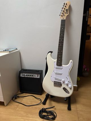 Guitarra Eléctrica MAX con Amplificador