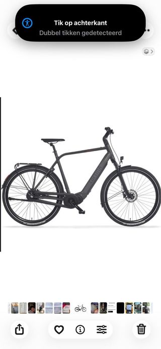 Bicicleta eléctrica gris cortina E-mozzo