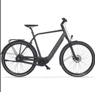 Bicicleta eléctrica gris cortina E-mozzo