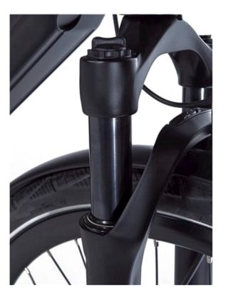 Bicicleta eléctrica gris cortina E-mozzo