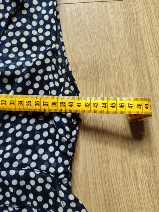 Vestido lunares negro y blanco talla M