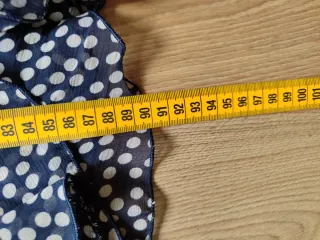 Vestido lunares negro y blanco talla M