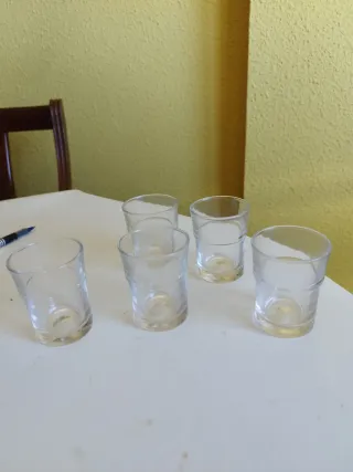 Vasos de chupito de cristal