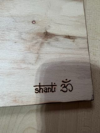 Quadro Legno Arancia Meccanica Fatto a Mano