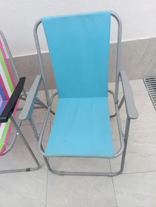 Sillas plegables playa, jardín, huerta