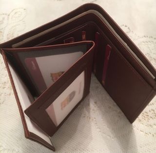 Cartera FC Barcelona Piel Marrón Nueva