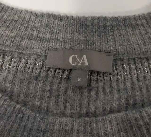 Jersey C&A Vintage Gris Talla S