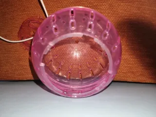 Bola para hámster rosa