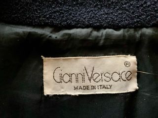 Cappotto corto Gianni Versace nero
