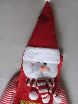 Bota infantil Navidad Muñeco Nieve