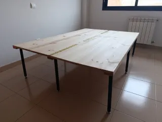 Estructura cama + colchón abatible para furgoneta.