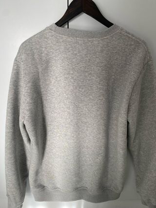 Sudadera Carhartt Gris Logo Bordado