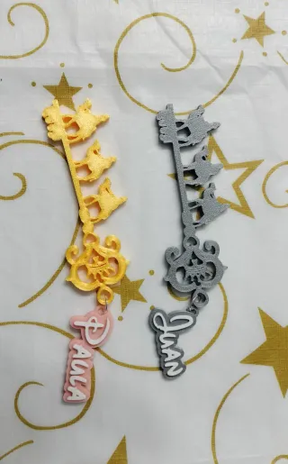 Llave Reyes Magos con nombre personalizado