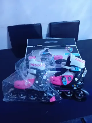 Patines Monster High Ajustables Talla: 30 - 33