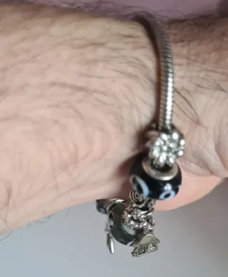 Pulsera estilo Pandora con charms