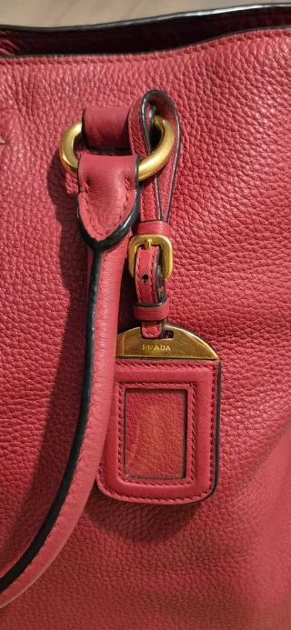 Bolso Prada Piel Rojo