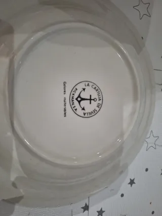 Vajilla Cartuja de Sevilla Completa