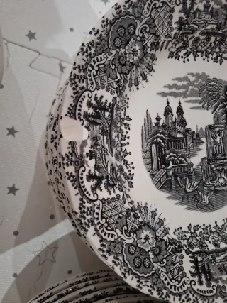 Vajilla Cartuja de Sevilla Completa