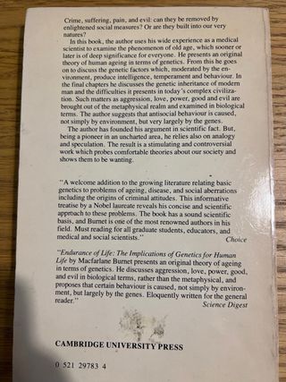 Endurance of Life: The Implications of Genetics...