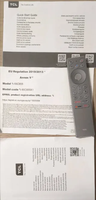 TCL 65c855 Qled miniled