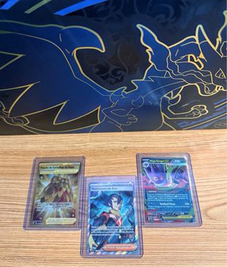Lote cartas Pokémon Mega Charizard Ultrapremium