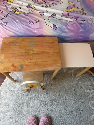 escritorio con silla más mueble infantil SKLUM