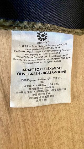 Mochila de porteo Ergobaby