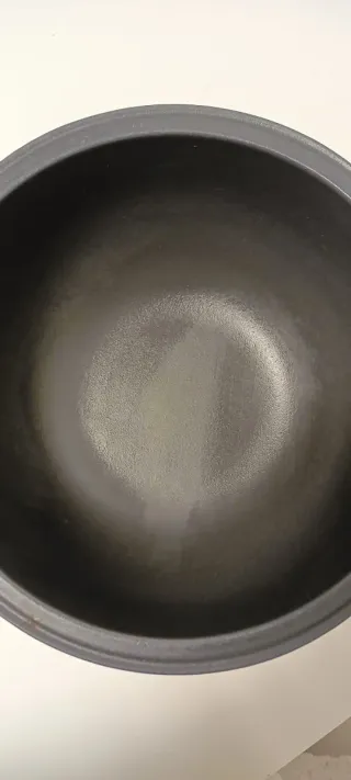 Juego de fondue de hierro fundido azul