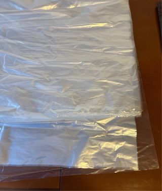 Lote 40 bolsas plástico transparente 114x61cm