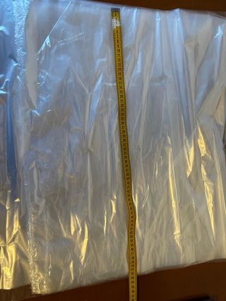 Lote 40 bolsas plástico transparente 114x61cm