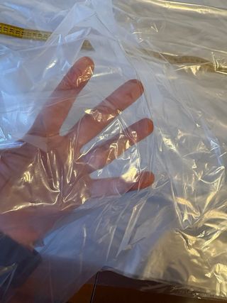 Lote 40 bolsas plástico transparente 114x61cm