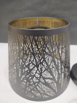 Lámpara Colgante AIRTWESD Negra y Dorada