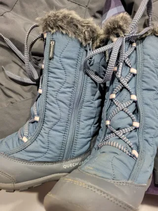 Pantalón de esquí 120cms y botas de nieve t.31