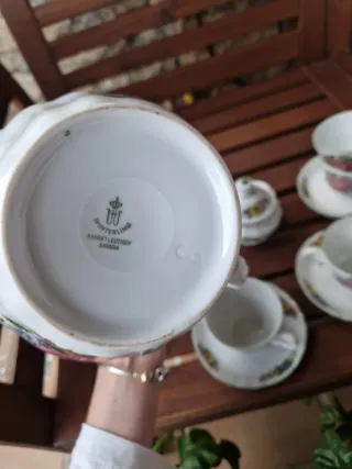 Juego de té/café de porcelana Bavaria