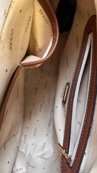 Bolso Guess Beige y Marrón