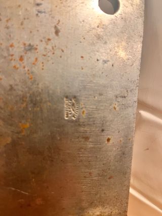 Cuchilla de cocina vintage rústica