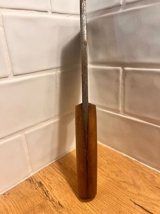 Cuchilla de cocina vintage rústica