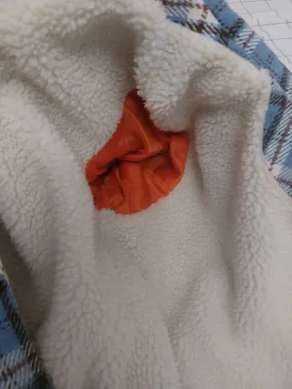 Chaqueta de felpa a cuadros