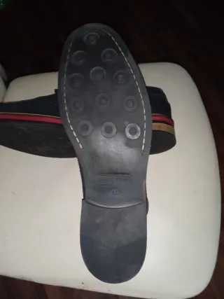 Zapatos de ante Cortefiel negros