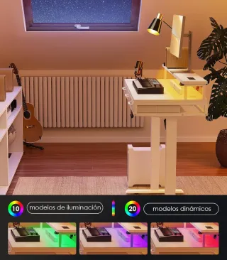 Escritorio Elevable Eléctrico 140x54