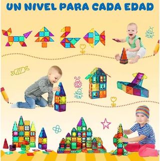 Bloques Magnéticos Construcción 65pc NUEVO