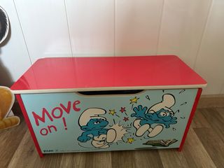 Baúl Juguetes Los Pitufos