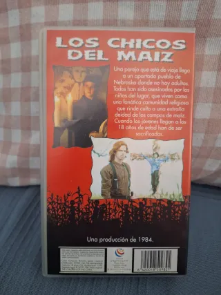 VHS Los Chicos del Maíz (Stephen King)
