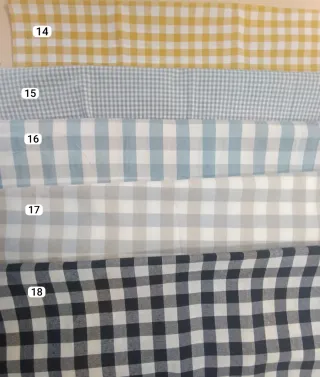 Lanyards de tela a cuadros (varios colores)