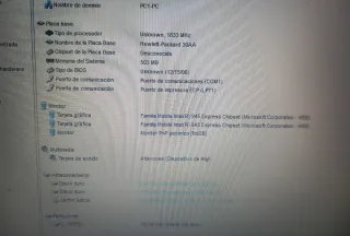 Portátil HP gris NC6320 + webcam