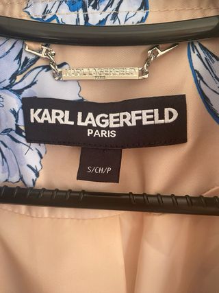 Abrigo Karl Lagerfeld Talla S Floral