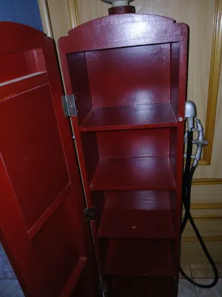 Mueble Decoración Gasolina Vintage