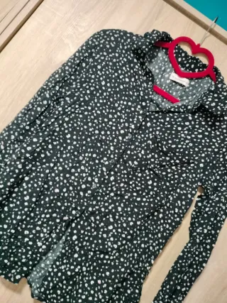 Blusa estampada bohemia manga larga