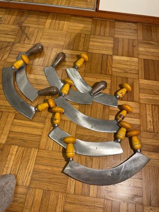 Taglia verdura antico legno acciaio