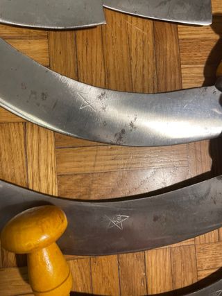 Taglia verdura antico legno acciaio